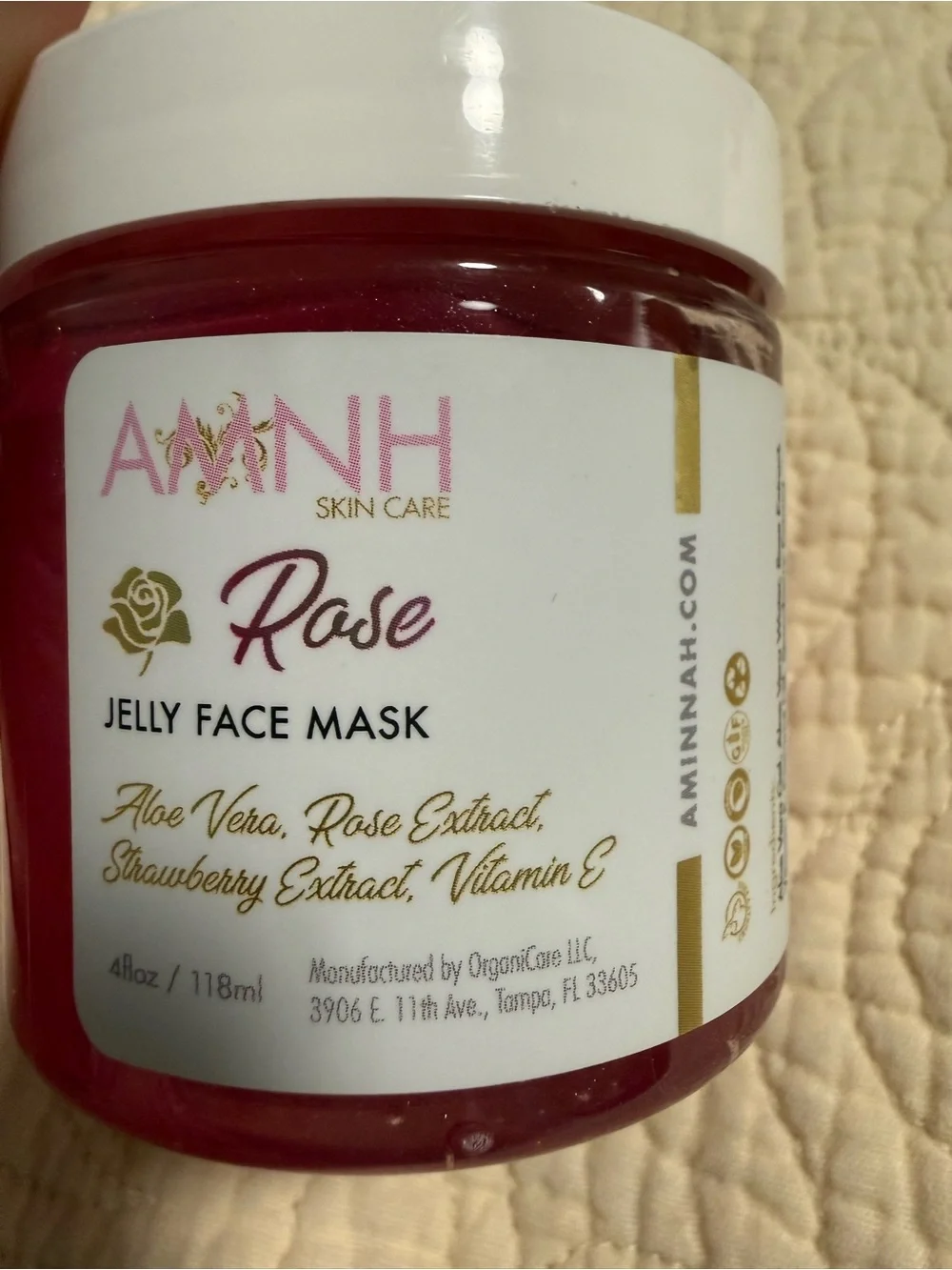 Aminnah Jelly Face Mask (NEW Product) Cucumber, Lemon, Rose & Golden You pick 1! - Picture 2 of 9